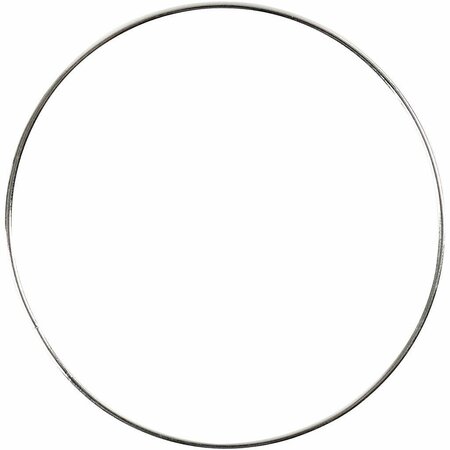 Metalen Draadring - Zilverkleurige Ring - DIY Decoratieve Ring Voor Creaties - Hobby Hangdecoraties - Diameter 7cm - Dikte 1,5mm - Set Van 10 Stuks