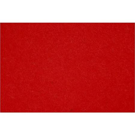 Rood hobbyvilt vel &ndash; Hobbyvilt &ndash; Vilt &ndash; Knutselvilt &ndash; Vilt stof &ndash; 42x60 cm &ndash; 1mm