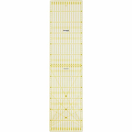 Patchwork liniaal, L: 60 , B: 15 cm, 1 stuk