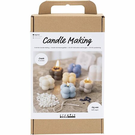 Hobbyset Kaarsen Maken &ndash; Bubble Sojakaars &ndash; DIY Kaarsen &ndash; 1 Doos
