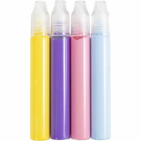 Kaarsenstiften Set &ndash; Lichtblauw Lichtroze Paars Geel &ndash; 4x30 Ml