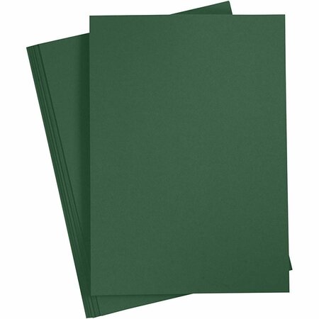 Groen Karton 50x70 cm 270 Grams | Hobbykarton | Grasgroen Knutselkarton | Groen Papier 50x70 cm | 10 Vellen