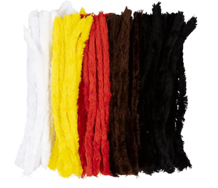 Chenille Draad - Pluche Draad - Pijpenragers - Mix Kleuren - Onbekend