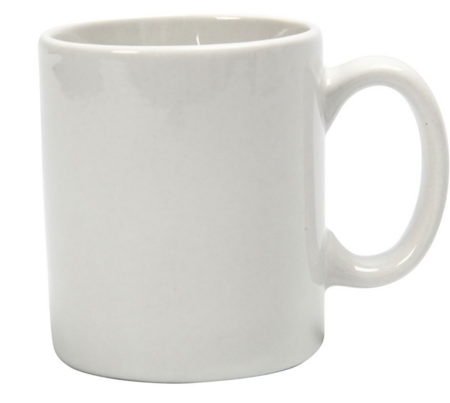 DIY mokken wit &ndash; Porseleinen mok &ndash; 120 ml &ndash; 12 stuks