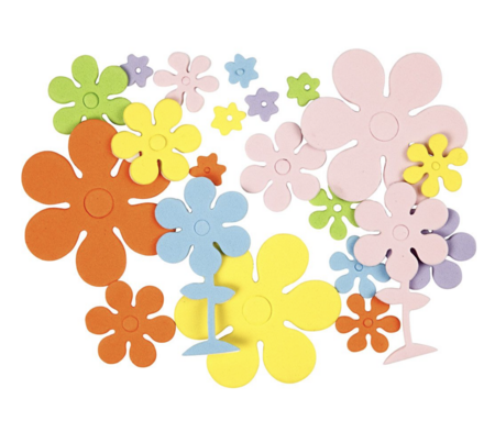 EVA Foam Bloemen - Knutselfoam - Foam Rubber - Vormen