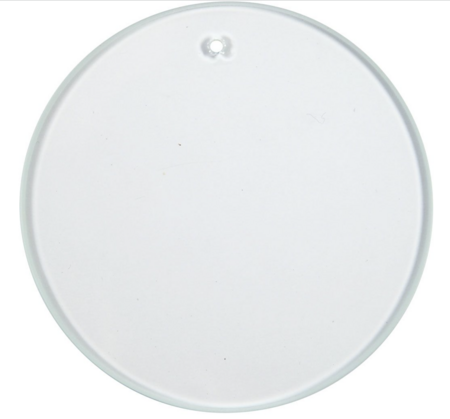 Glazen Platen 7 Cm &ndash; Knutselglas &ndash; Ronde Transparante Set