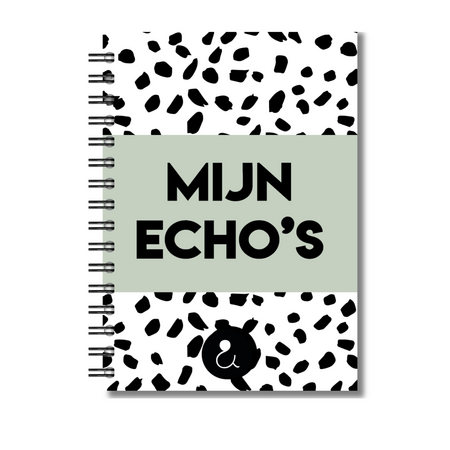Echo Boekje | Mijn Echo's | Zwangerschapsboekje Echo Foto's | Dots Groen