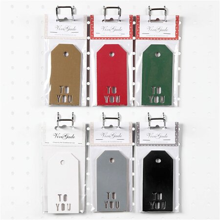 Cadeaulabels To You &ndash; Kartonnen Cadeaulabels &ndash; Glanzende Labels &ndash; Motieflabels &ndash; 5x10 Cm