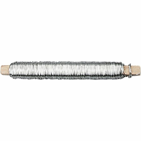 Bloemendraad zilver &ndash; Verzinkt binddraad &ndash; 0,6 mm &ndash; 10x50 m