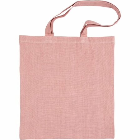 Draagtas, roze, afm 38x42 cm, 185 gr, 1 doos