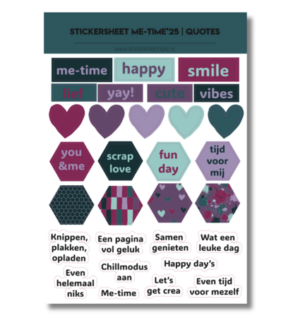 Stickervel Quotes | Me-Time'25