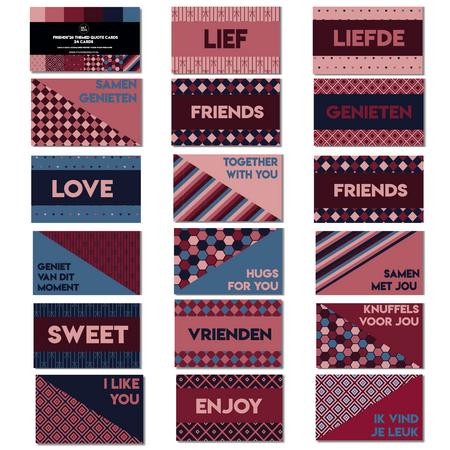 Quotekaartjes| Tekstkaartjes | Friends