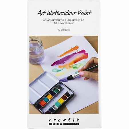 Art Aquarelverf 12 Kleuren | Aquarelverf Set | Waterverf Voor Schilderen | 12 Kleuren
