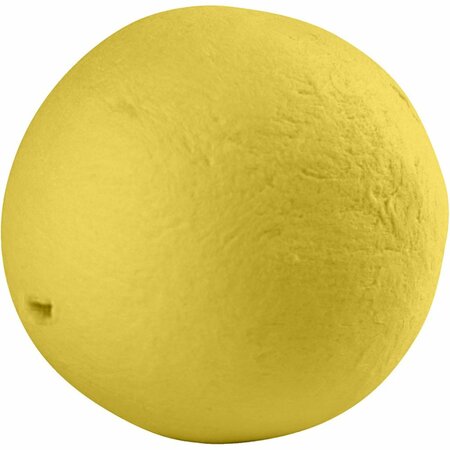 Gele Hobbyballen van katoen | Wattenballen | Katoenballen voor hobby | Knutselballen 30 mm | 50 Stuks