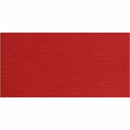 Crepepapier, vel 50x250 cm, rood, 10 vouw/ 1 doos
