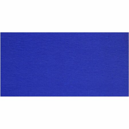 Crepepapier, vel 50x250 cm, blauw, 10 vouw/ 1 doos