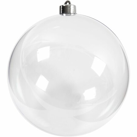 Transparante Plastic Ballen | Vulbare Deco Ballen | Tweedelige Hobbyballen | &Oslash; 15,6 cm | 1 Stuk