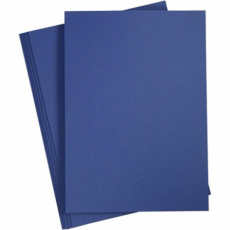 Blauw Karton A4 180 Grams | Hobbykarton | Blauw Knutselkarton | Blauw Papier 21x29,7 cm | 20 Vellen