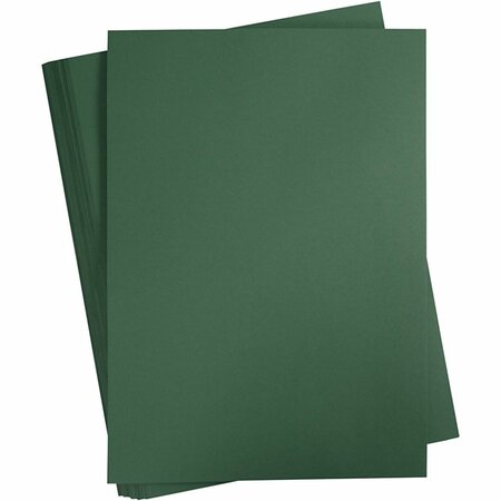 Groen Karton A2 180 Grams | Hobbykarton | Groen Knutselkarton | Groen Papier 42x59,4 cm | 100 Vellen