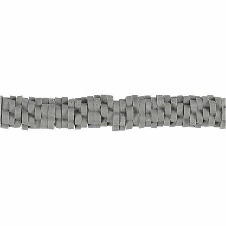 Klei kralen | Polymeer kralen bloemvorm | Platte rijgkralen | Grijs | &Oslash; 5-6 mm | Gat 2 mm | 145 stuks