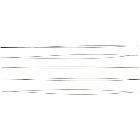 Kralennaald, L: 12 cm, dikte 0,25 mm, 5 stuk/ 1 doos