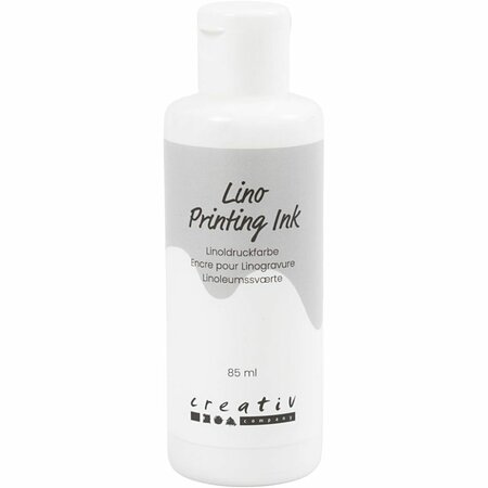 Linoleum Verf, wit, 85 ml/ 1 fles