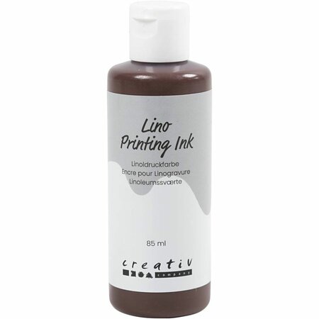 Linoleum Verf, bruin, 85 ml/ 1 fles