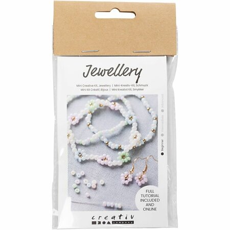 Hobbyset oorbellen maken | Elastische armband maken | Sieraden maken hobbypakket | Mini Creative Set Jewellery
