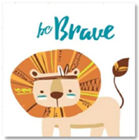 Schilderen op nummer - Leeuw - Be Brave