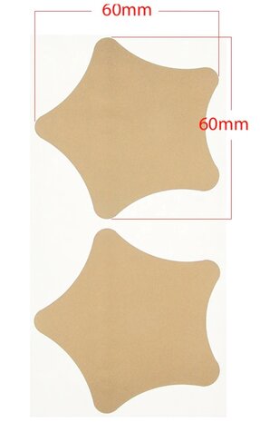 Krasstickers - Gouden Pentagram - Kraskaarten Maken - Zelf Krasplaatjes Maken - DIY Kraskaarten - Waardebon Kraskaarten - Persoonlijke Kraskaarten - Krasbon Maken - DIY Waardebonnen - Cadeaubon Krasla