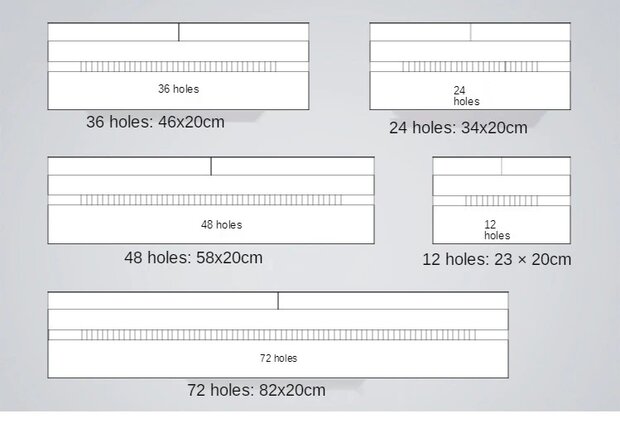 Roletui - Oprolbare Etui - Schooletui - Etui voor potloden, pennen, stiften, kwasten, make up - Canvas - Zwarte Etui - 23x12cm - 12 gaten
