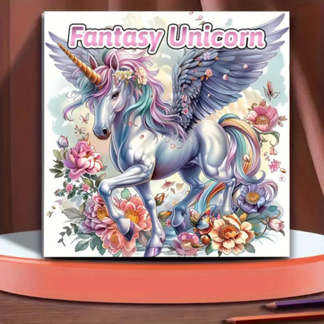 Kleurboek Unicorn – Eenhoorn Kleurboek – Kleurboek Kinderen Eenhoorns