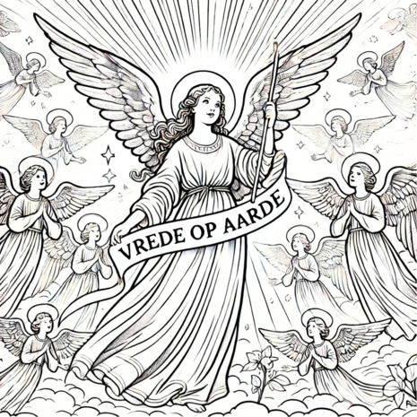 Kerst Kleurboek – Kleurboek Geboorte van Jezus – Bijbels Kleurboek 