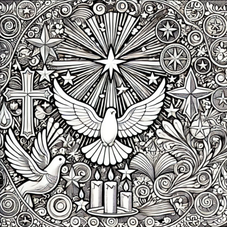 Kerst Kleurboek – Kleurboek Geboorte van Jezus – Bijbels Kleurboek 