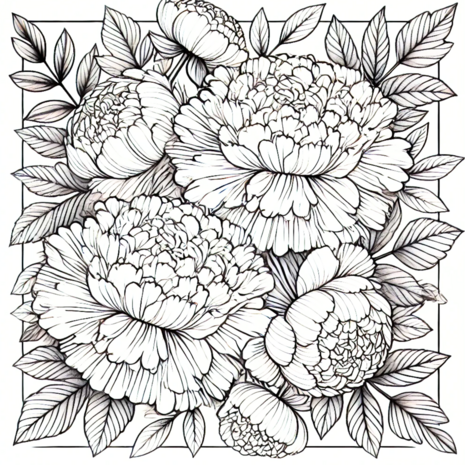 Bloemen Kleurboek – Bloemen Kleurplaten – Volwassenen En Kinderen Bloemboeketten