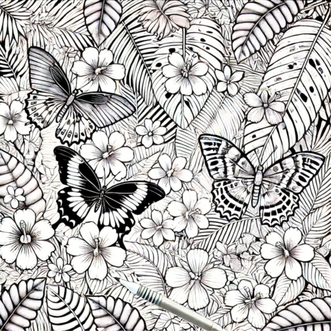Bloemen Kleurboek – Bloemen Kleurplaten – Volwassenen En Kinderen Bloemboeketten