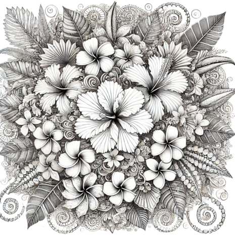 Bloemen Kleurboek – Bloemen Kleurplaten – Volwassenen En Kinderen Bloemboeketten