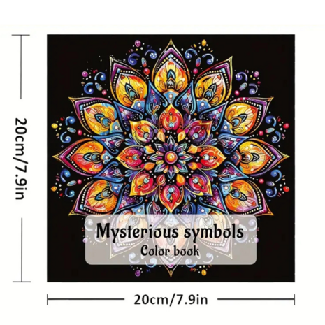 Kleurboek Mandala Patronen – Mandala Kleurplaten – Kleurboek Volwassenen – Ontspanning Mandala Patronen
