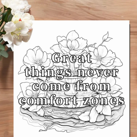 Kleurboek Mandala's – Mandala Kleurboek – Kleurboek Quotes – Inspirerende Kleurplaten