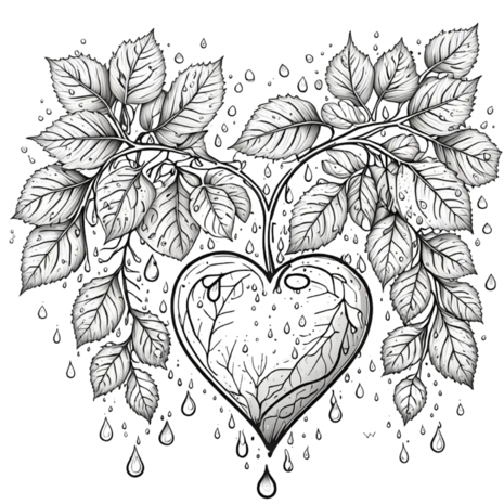 Love Vines Kleurboek – Kleurboek Bloemen En Harten – Romantisch kleurboek – Kleurboek Liefde