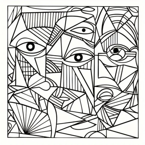 Abstract Kleurboek – Kleurboek Abstracte Kunst – Kleurboek Volwassenen Abstract 