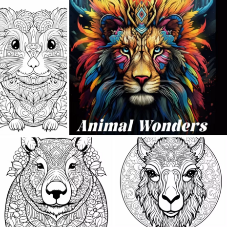 Kleurboek Dieren Mandala - Mandala Kleurplaten Dieren - Kleurboek Volwassenen Dieren