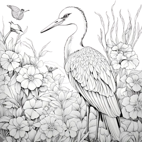 Kleurboek Dieren en Bloemen – Kleurboek Bloemen en Dieren – Kleurboek Natuur