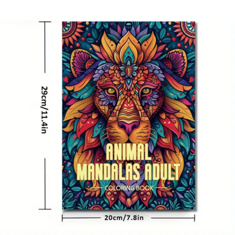 Kleurboek Dieren Mandala's – Dieren Mandala Kleurboek – Kleurboek Dieren – Mandala Dieren Kleurplat