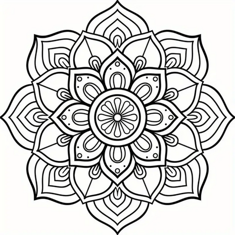Kleurboek Mandala Patronen – Mandala Kleurplaten – Kleurboek Volwassenen - Relax Mandala