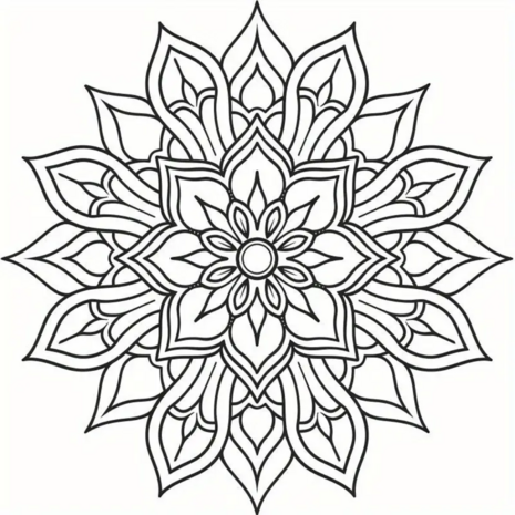 Kleurboek Mandala Patronen – Mandala Kleurplaten – Kleurboek Volwassenen - Relax Mandala