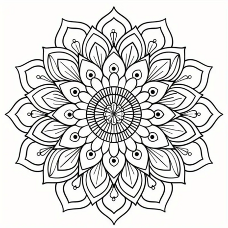 Kleurboek Mandala Patronen – Mandala Kleurplaten – Kleurboek Volwassenen - Relax Mandala