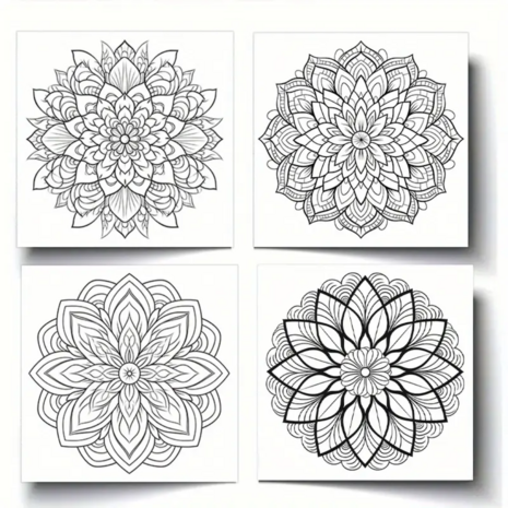 Kleurboek Mandala Patronen – Mandala Kleurplaten – Kleurboek Volwassenen - Relax Mandala