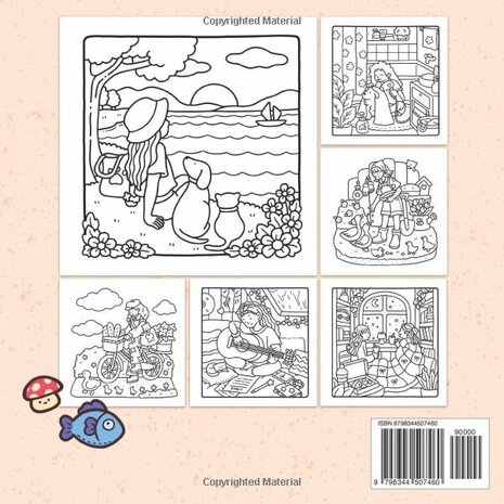 Girl Moments Kleurboek - Coco Wyo Kleurboek - Kleurboek Volwassenen en Tieners