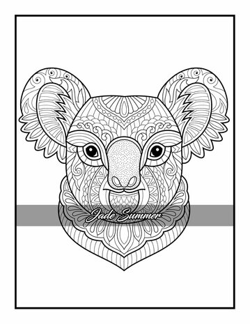 Kleurboek 100 Animals - Jade Summer - Kleurboek Dieren Mandala's - Dieren Mandala Kleurboek